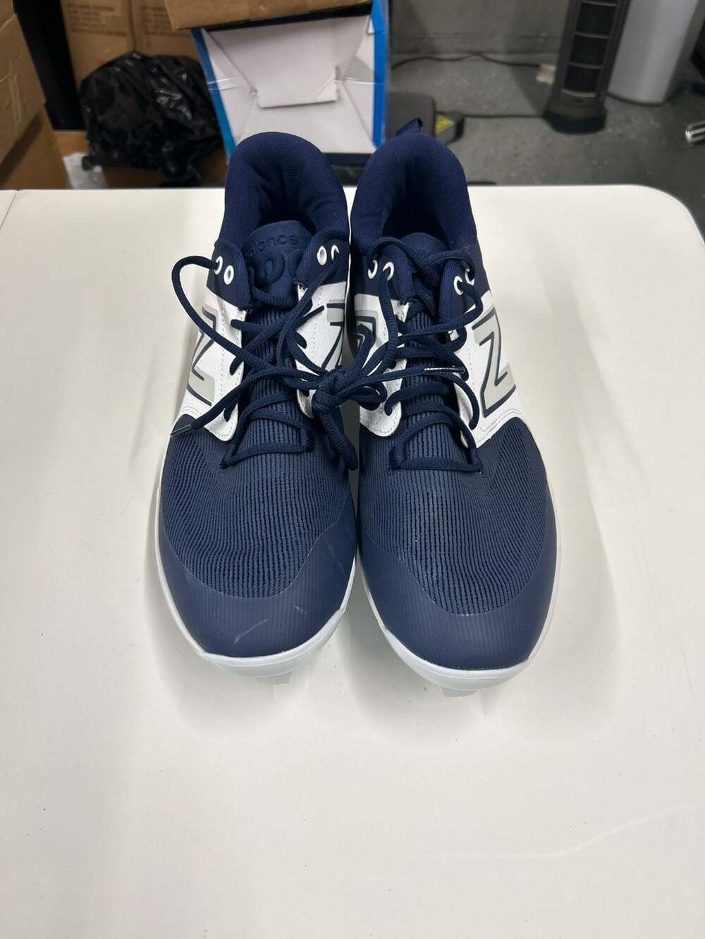 New Balance Fresh Foam 3000 v6 Molded Low Baseball Cleats Navy White